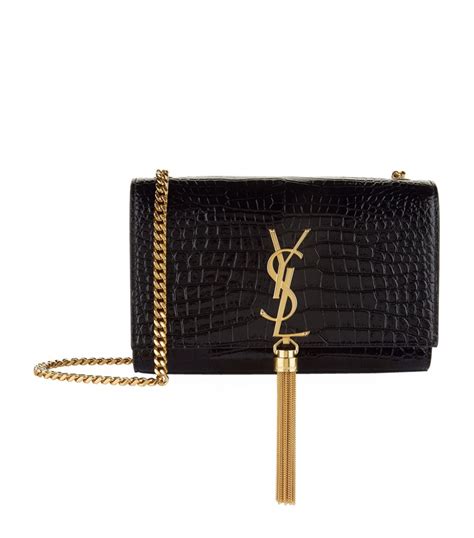 ysl bag tassle|ysl kate small tassel crocodile.